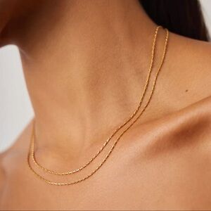 Missoma x SAVISLOOK - Savi Vintage Link Double Chain Necklace